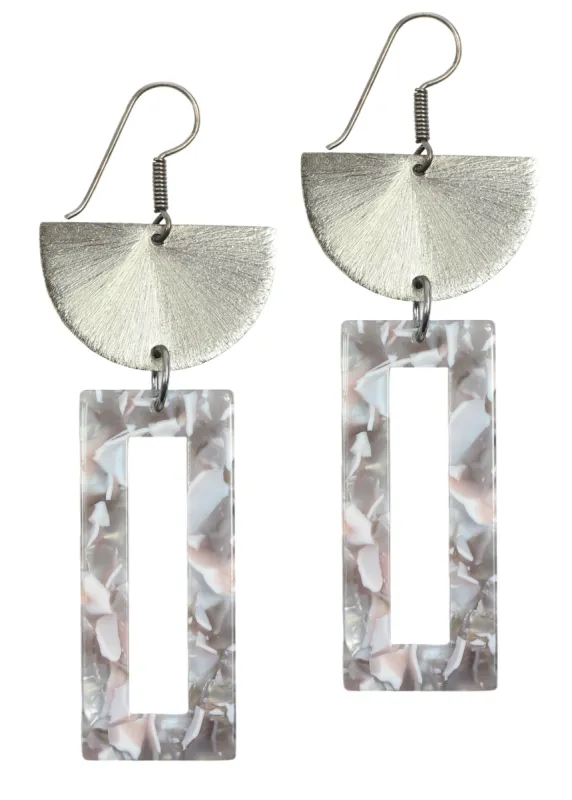 The Blake Earring 5 - Gunmetal sold by Bourbon and Bowties