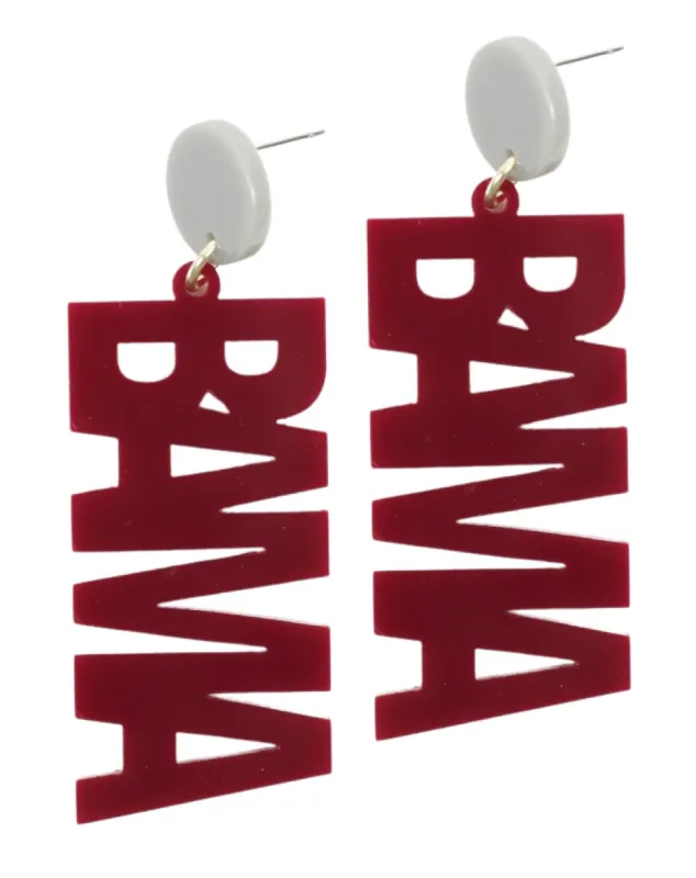 Bama Acrylic Earring sold by Bourbon and Bowties