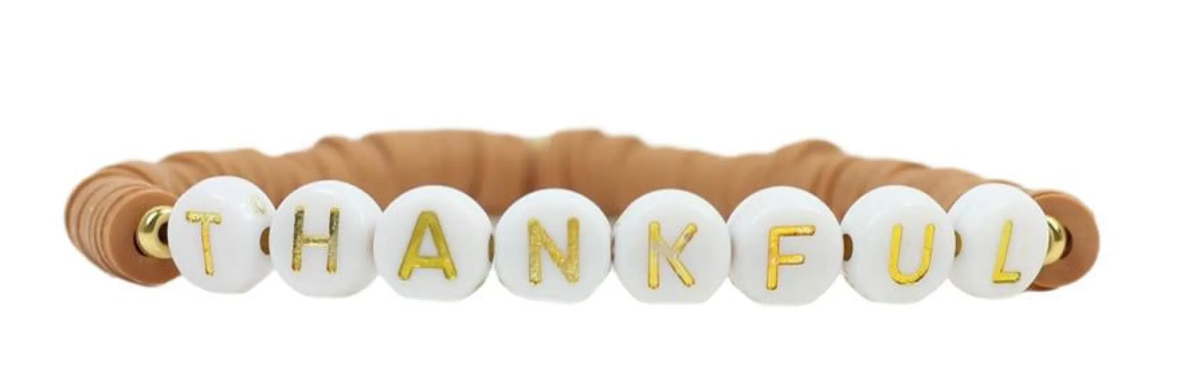 THANKFUL Stacker Stretch Bracelet made by Bourbon and Bowties