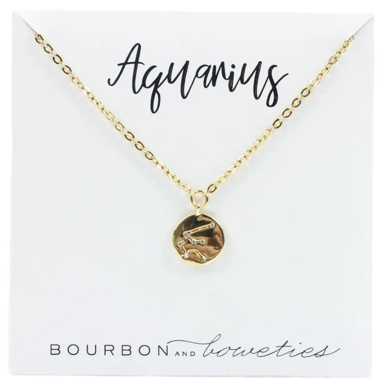The Zodiac Necklace sold by Bourbon and Bowties