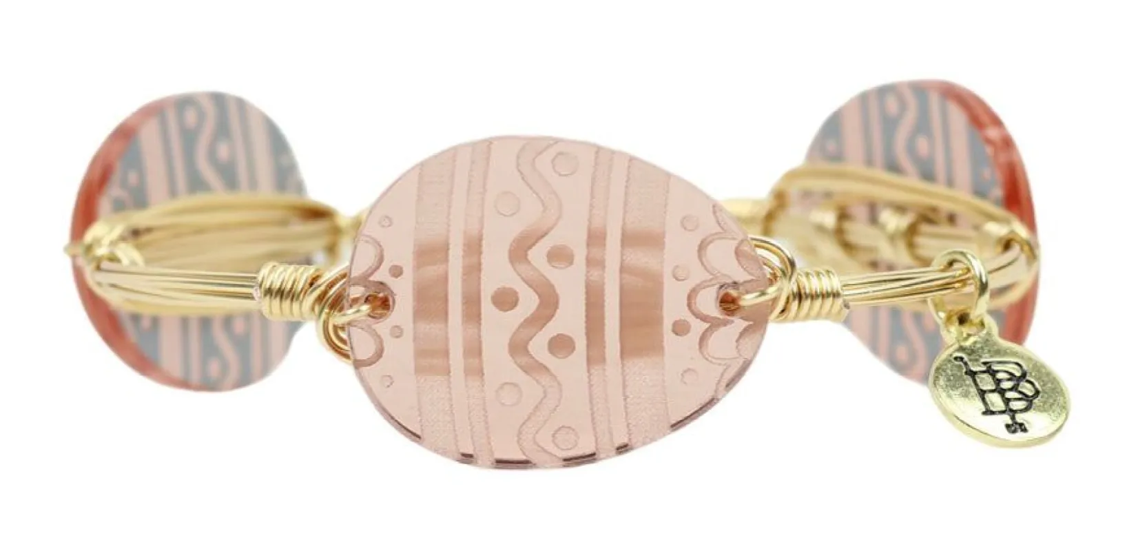 The Easter Egg Bangle Bracelet sold by Bourbon and Bowties