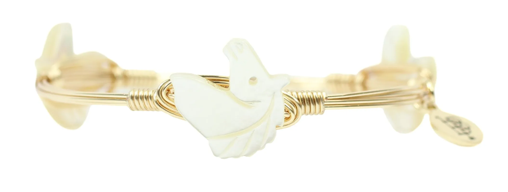 The Pearl Horse Bangle Bracelet sold by Bourbon and Bowties