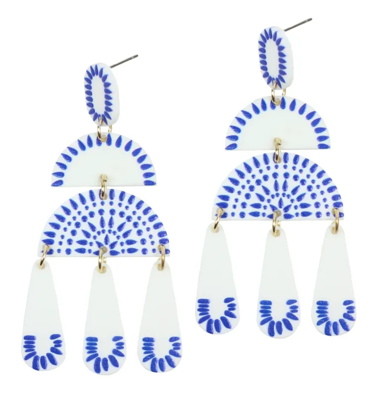 The Azul Earring sold by Bourbon and Bowties