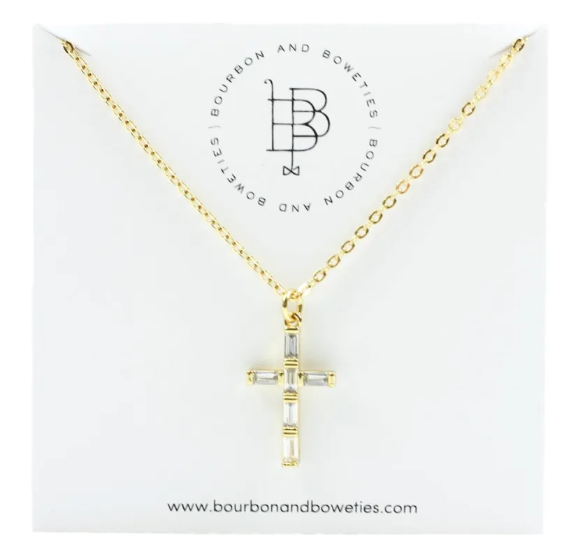 Cross Necklace sold by Bourbon and Bowties