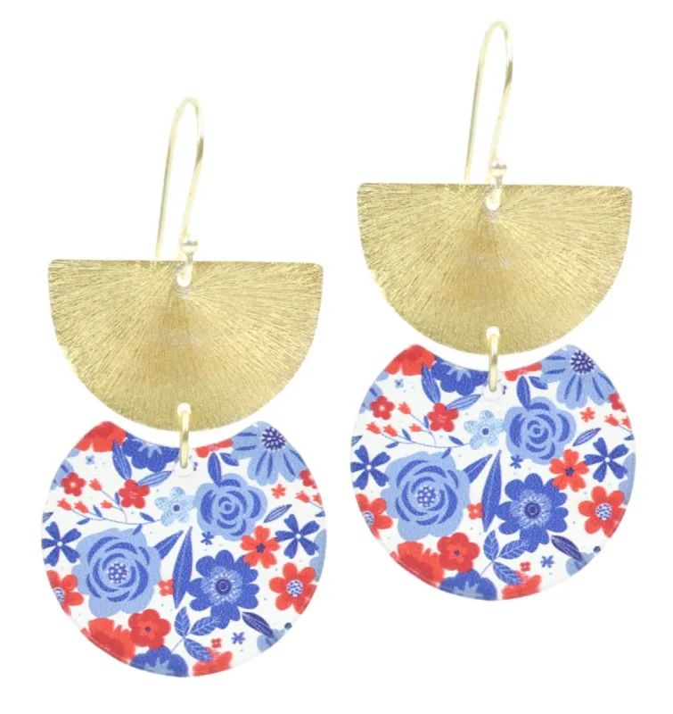 Land of the Free Earring sold by Bourbon and Bowties