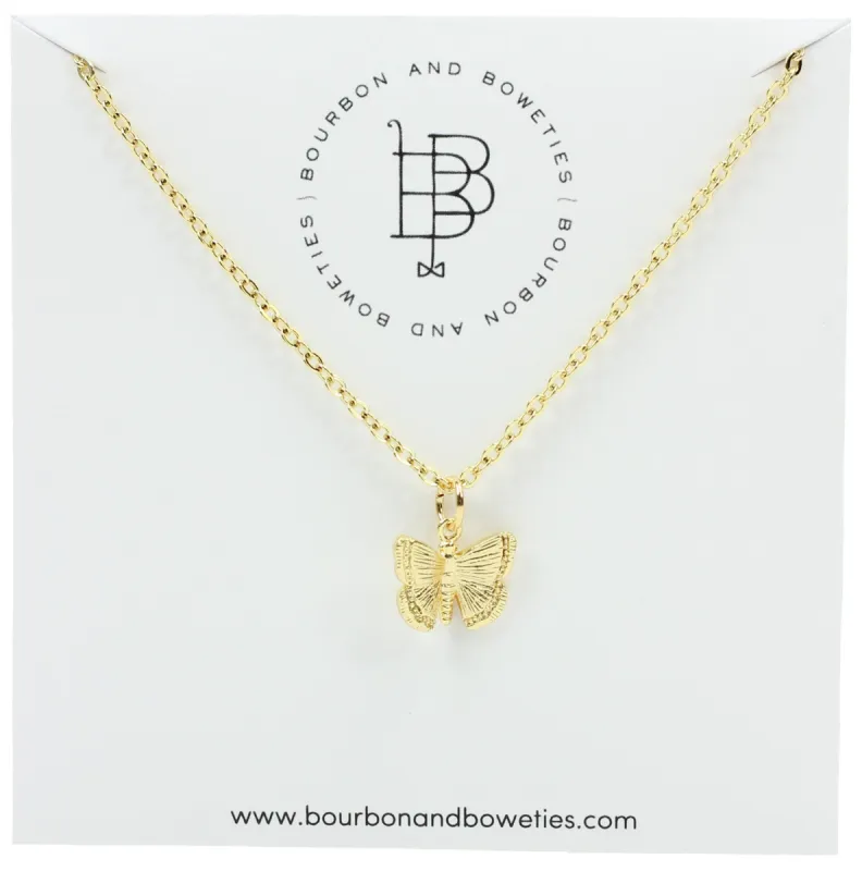 Butterfly Necklace sold by Bourbon and Bowties