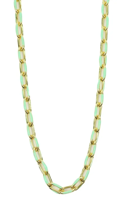 The Lennox Necklace - Mint Green sold by Bourbon and Bowties