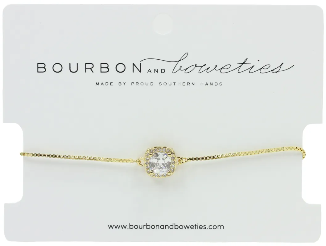 The Hallie Adjustable Bracelet sold by Bourbon and Bowties