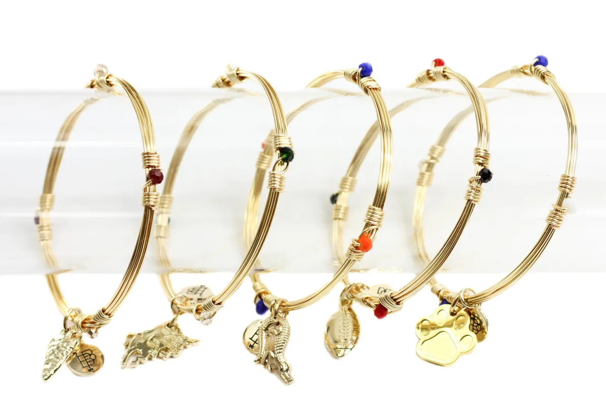 Gameday Bangle Stacker sold by Bourbon and Bowties