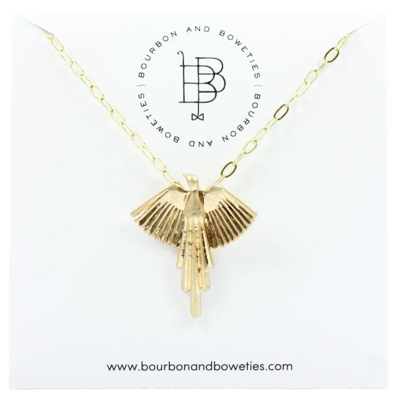 The Thunderbird Necklace sold by Bourbon and Bowties