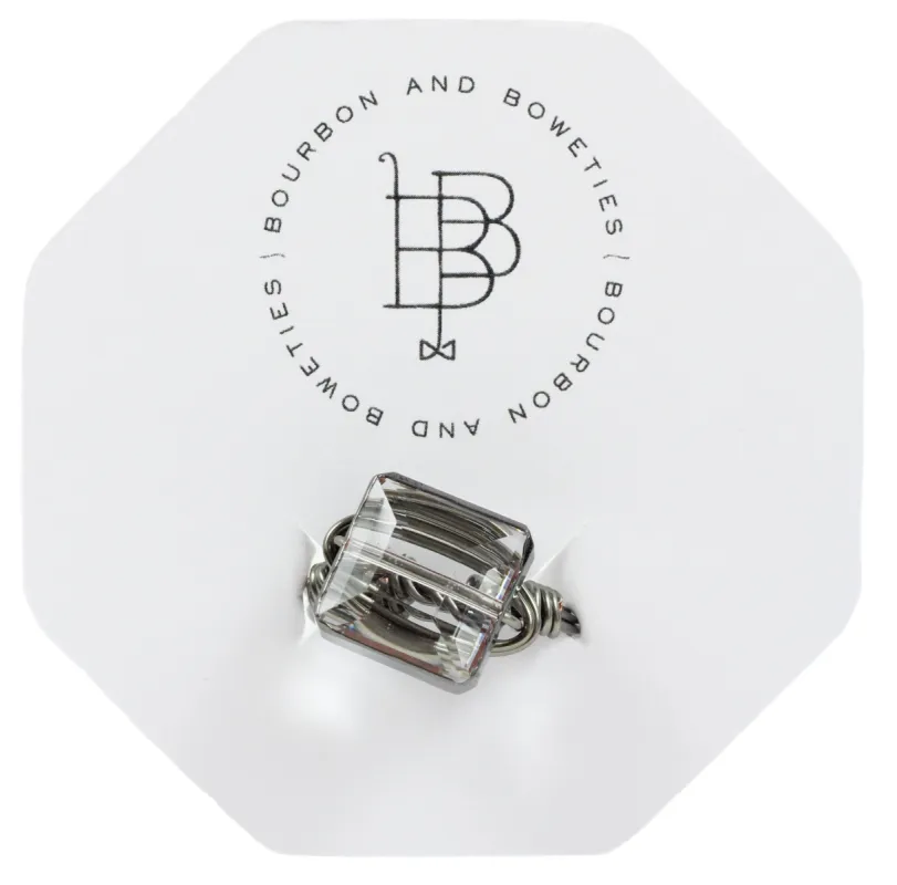 Smokey Gun Metal Ring sold by Bourbon and Bowties