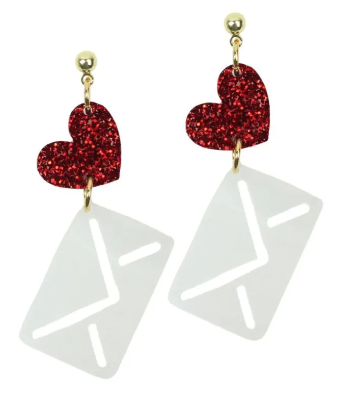 Love Letter Earring sold by Bourbon and Bowties