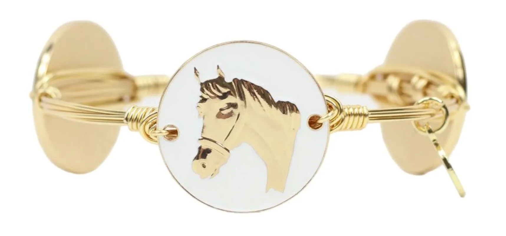 The White Horse Bangle Bracelet sold by Bourbon and Bowties