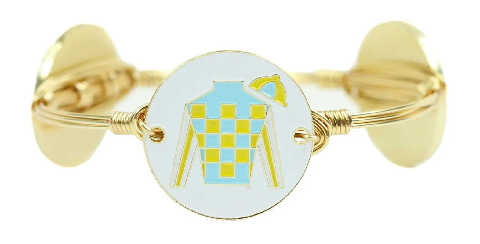 The Jockey Silk Bangle Bracelet - Mint sold by Bourbon and Bowties