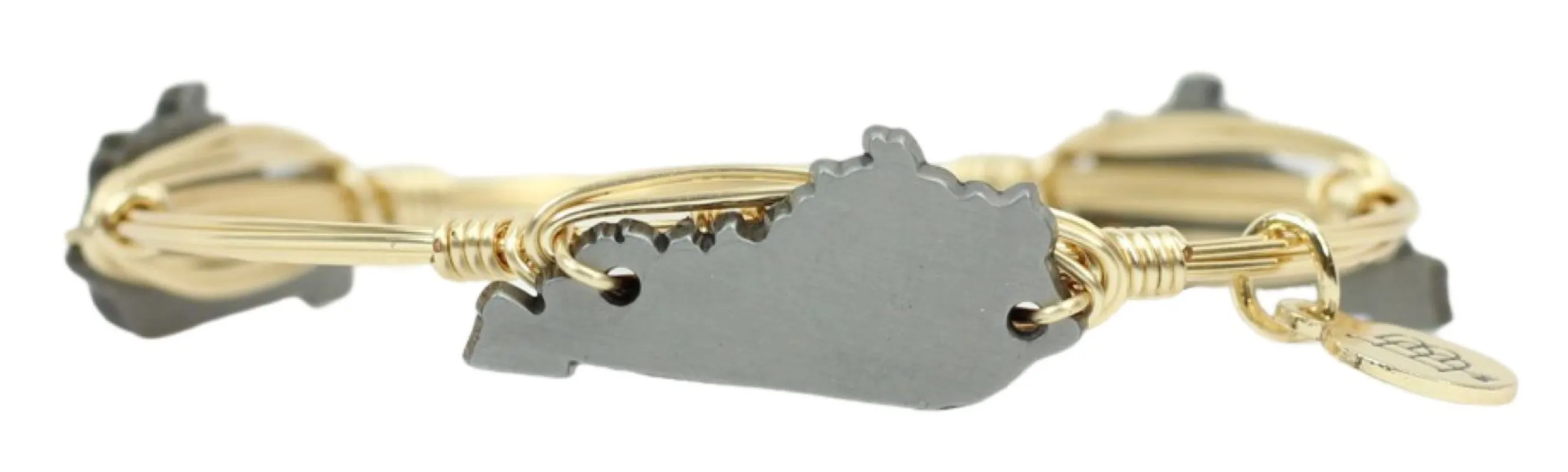 The State of Kentucky Bangle Bracelet sold by Bourbon and Bowties