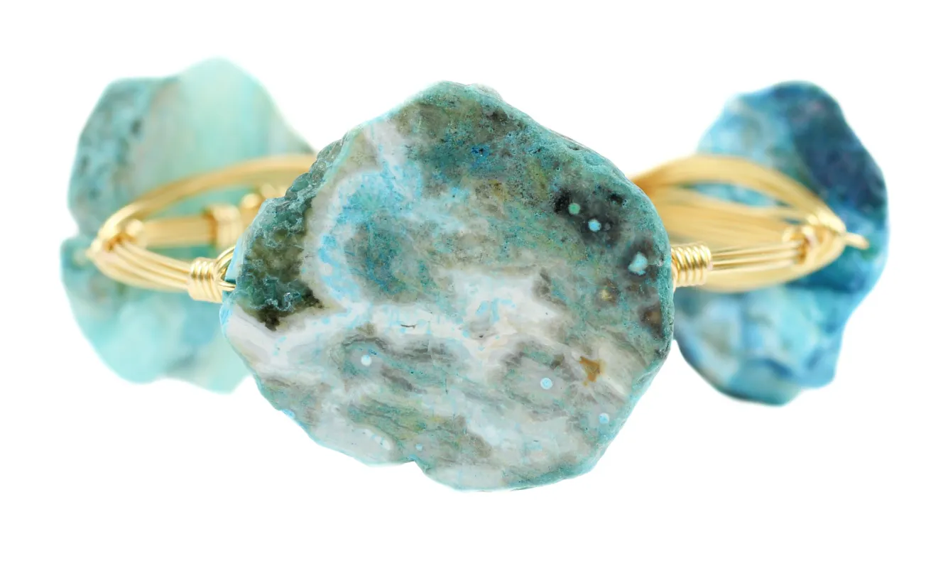 The Jasper Bangle Bracelet sold by Bourbon and Bowties
