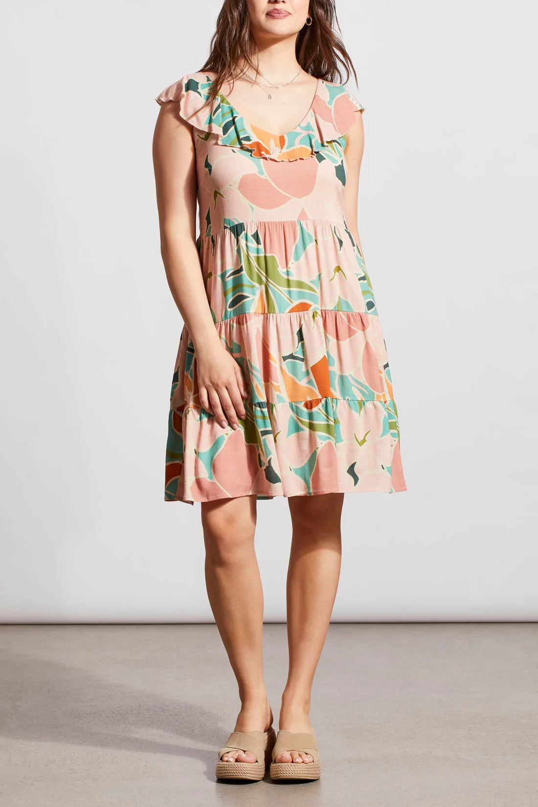 Tribal Chloe Sleeveless Dress - Apricot Tan sold by Boutique with Grace