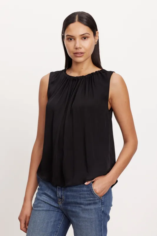 Velvet Mindi Top - Black sold by Boutique with Grace