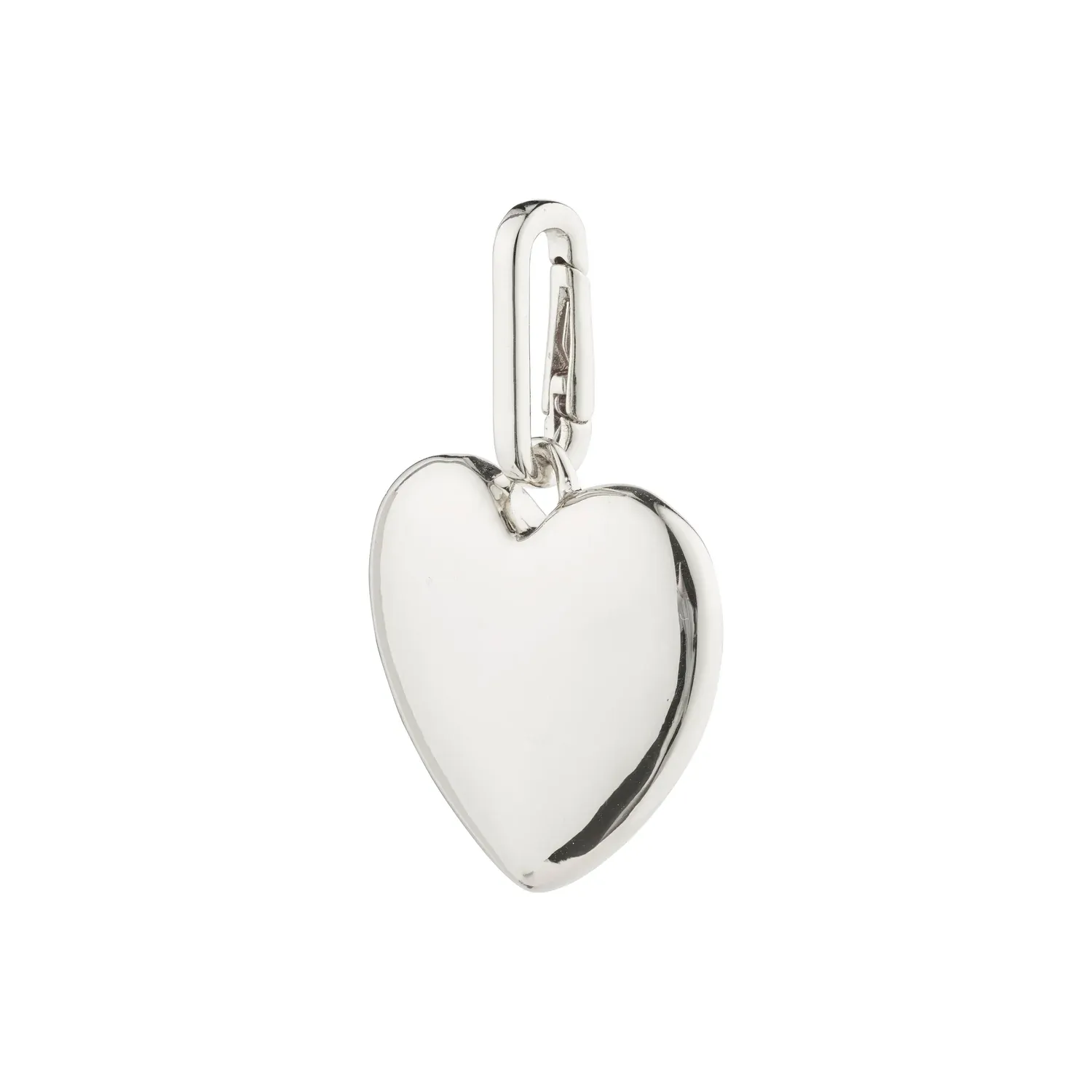 Pilgrim Charm Maxi Heart Pendant - Silver sold by Boutique with Grace