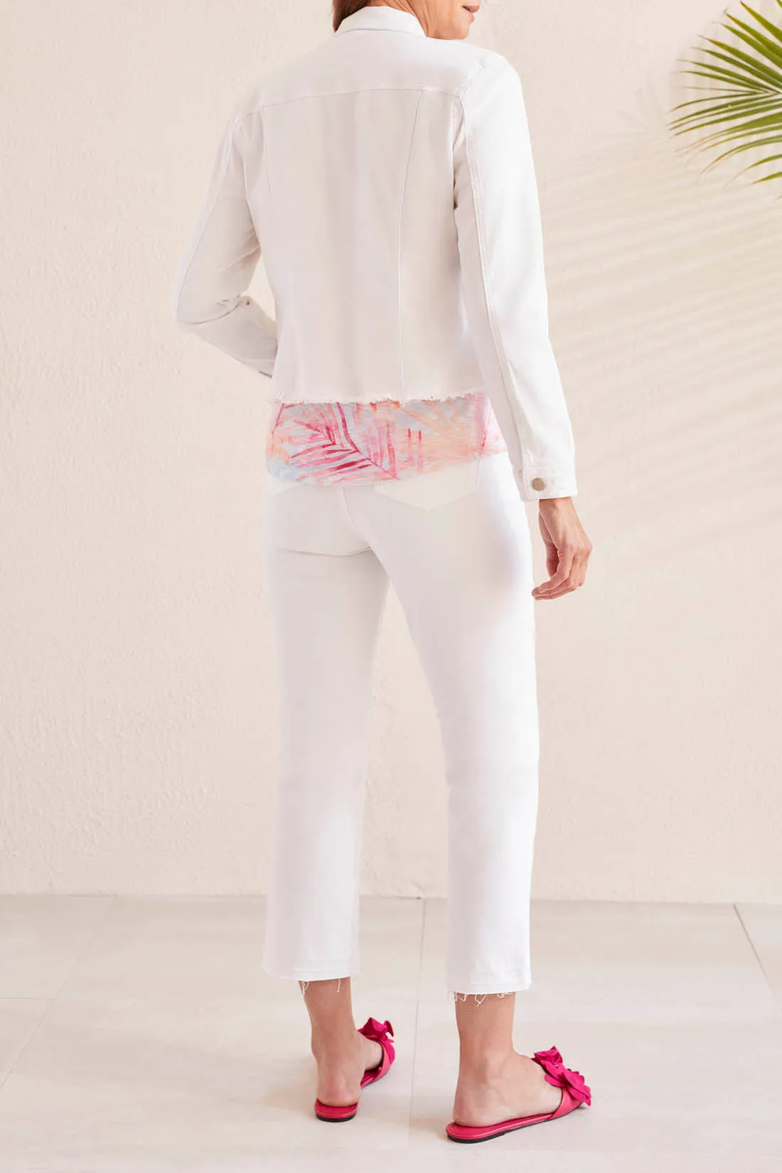 Tribal Button Front Jacket - White sold by Boutique with Grace product image thumbnail 4