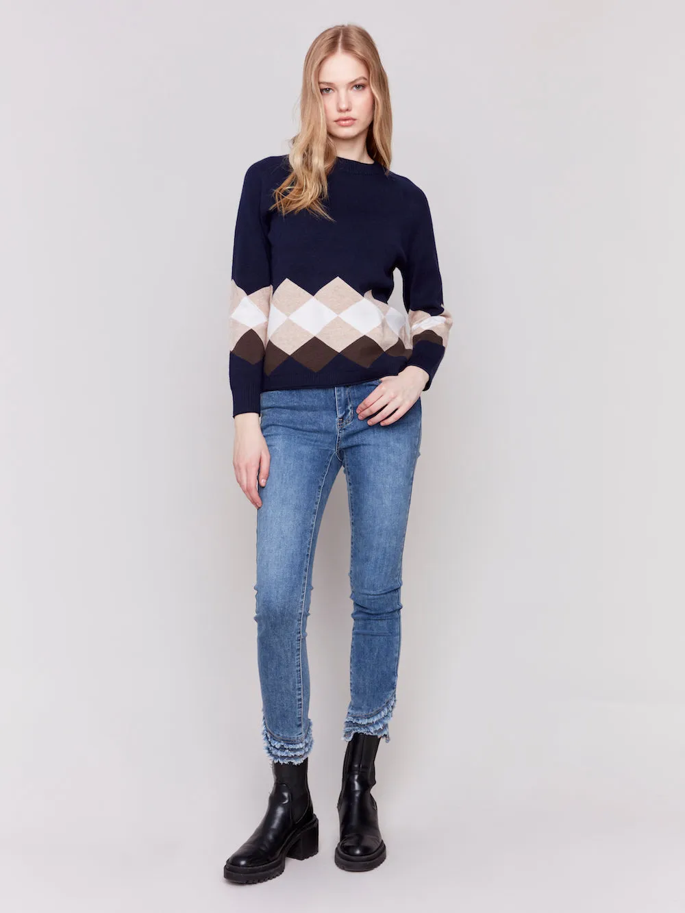 Charlie B Apres Ski Sweater - Navy sold by Boutique with Grace product image thumbnail 2