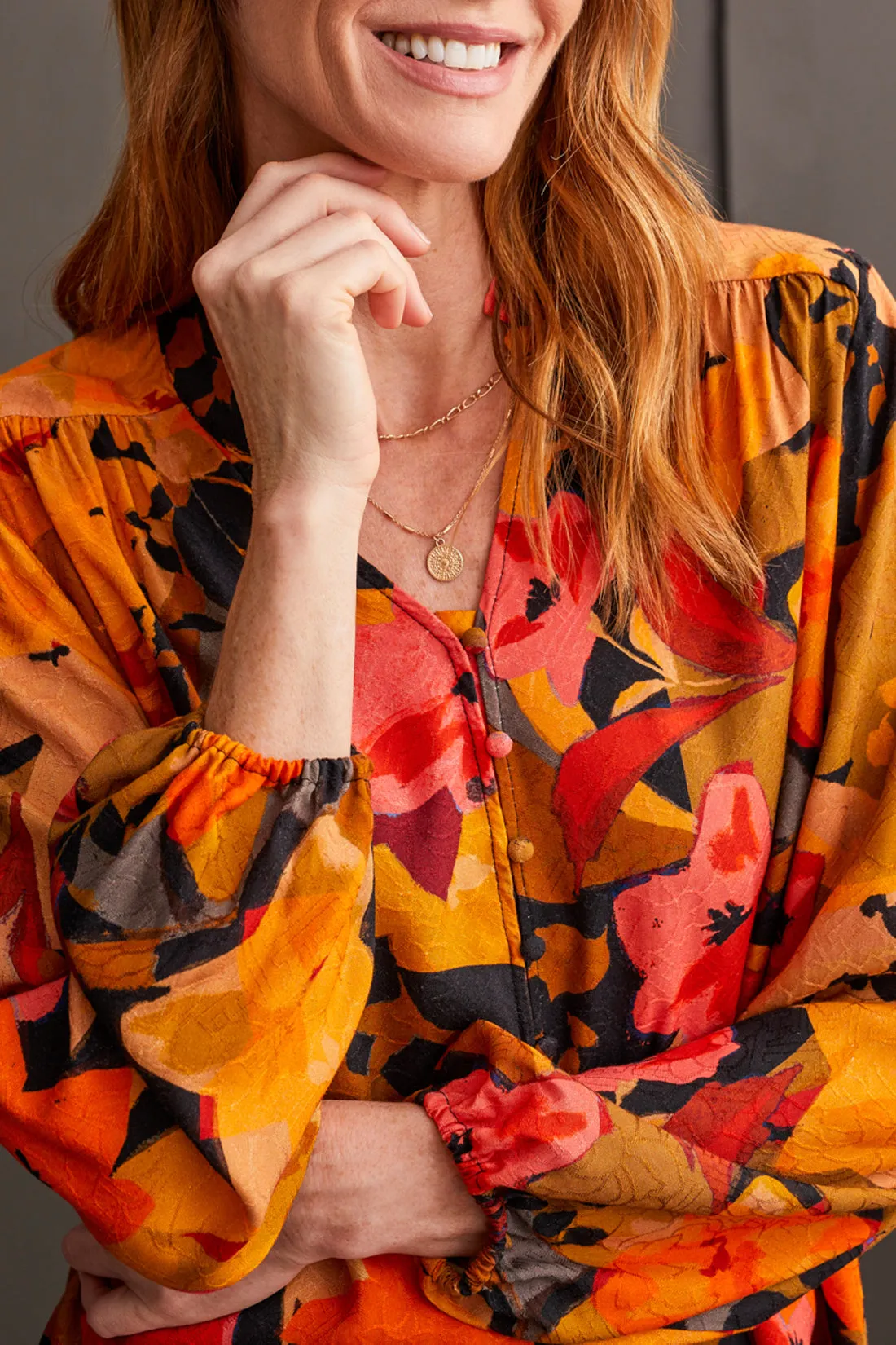 Tribal Emely Blouse - Crimson sold by Boutique with Grace product image thumbnail 4