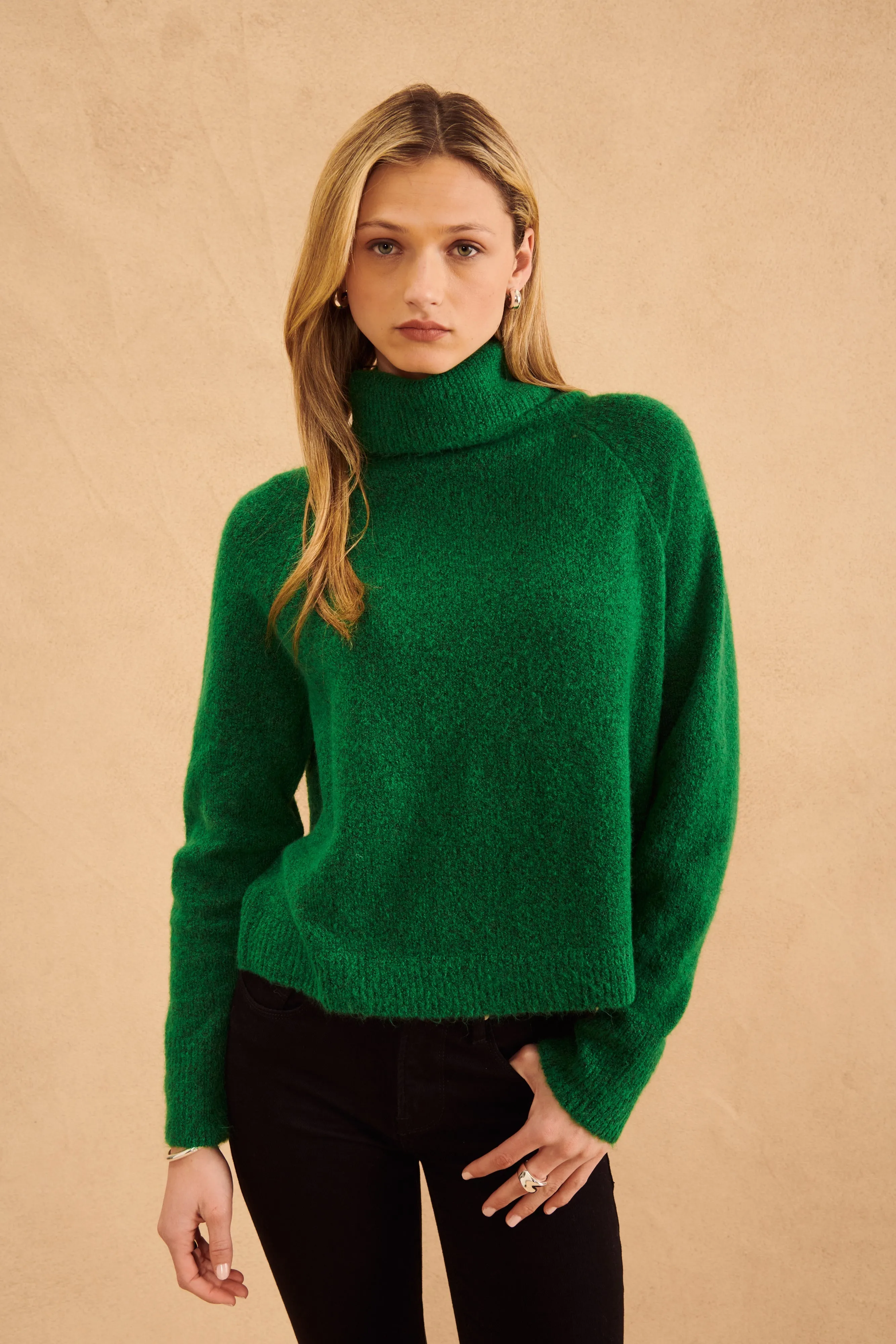 John & Jenn Emmett Sweater - Clover sold by Boutique with Grace