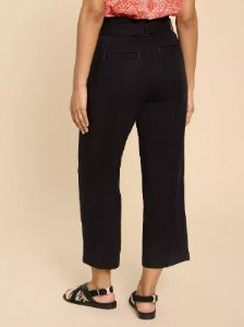 White Stuff Teakie Tencel Linen Trouser - Black sold by Boutique with Grace