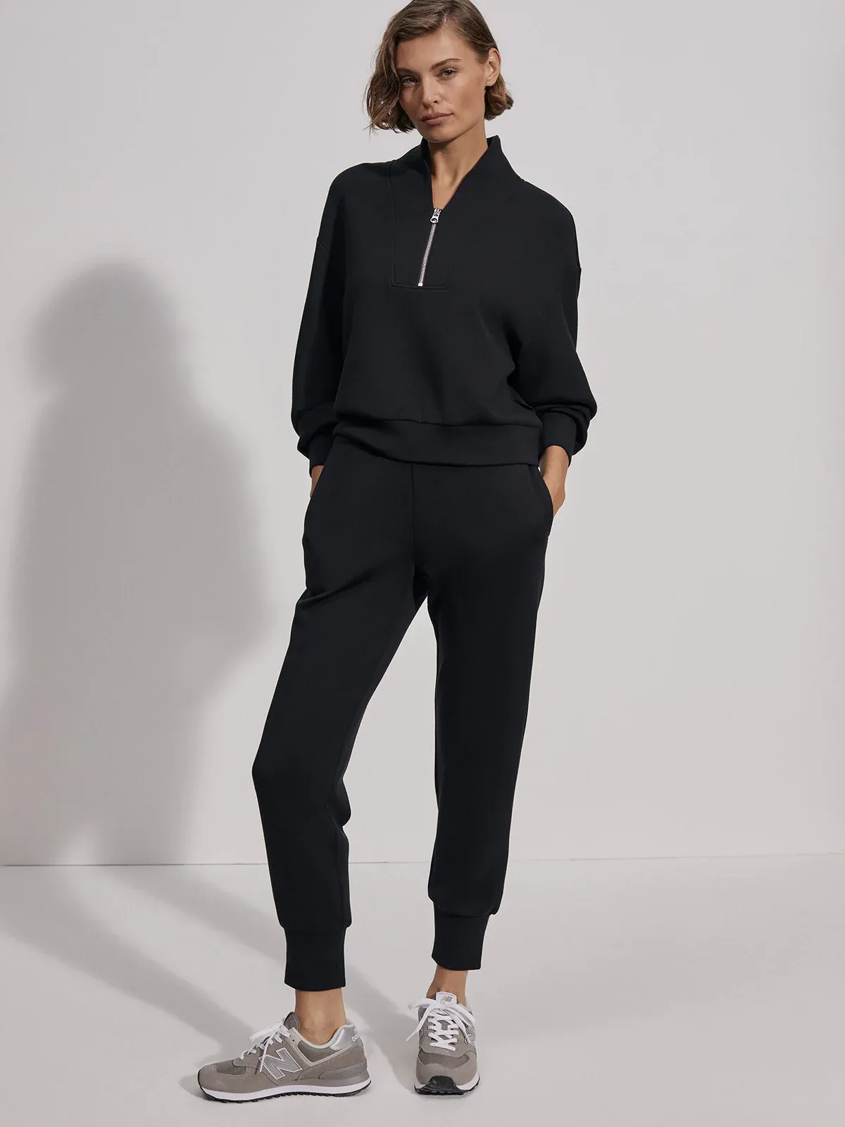 Varley Slim Cuff Pant 27.5" - Black sold by Boutique with Grace