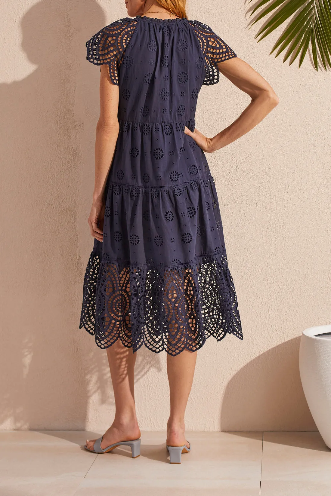 Tribal Lined Eyelet Dress - Nautical sold by Boutique with Grace product image thumbnail 3