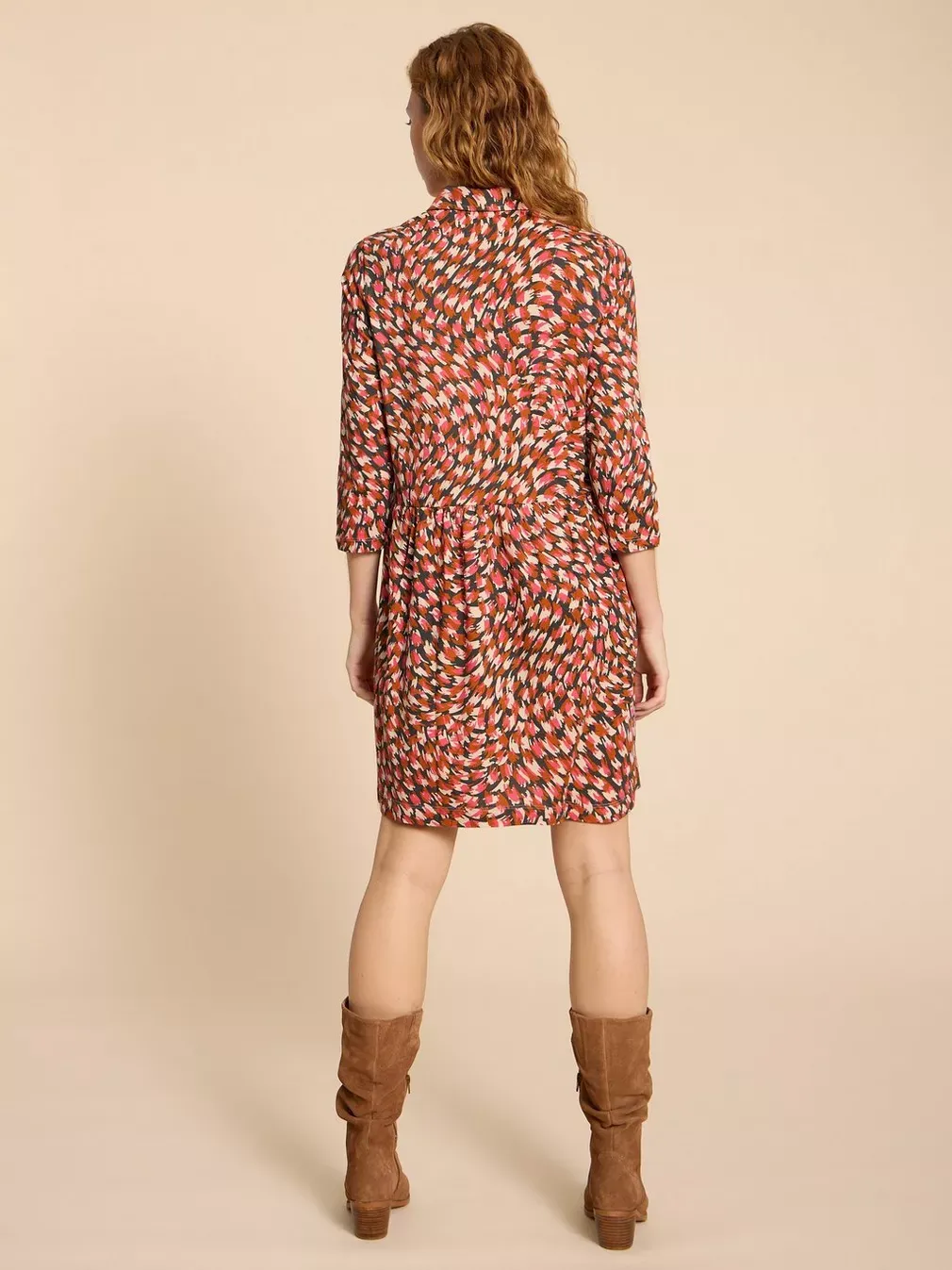 White Stuff Everly Jersey Shirt Dress - Pink sold by Boutique with Grace product image thumbnail 4