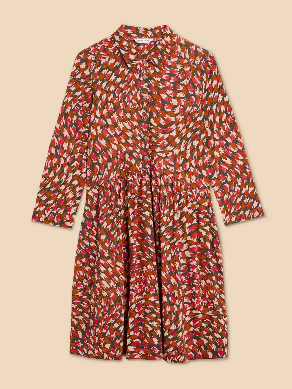 White Stuff Everly Jersey Shirt Dress - Pink sold by Boutique with Grace product image thumbnail 5