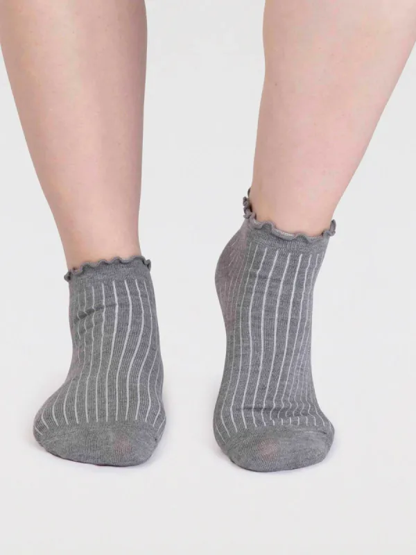 Thought Dacia Ankle Socks - Grey Marle sold by Boutique with Grace
