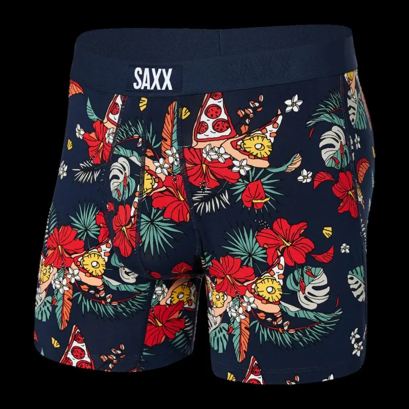 Saxx Ultra Boxer Brief - Hawaiian Pizza - Navy sold by Boutique with Grace