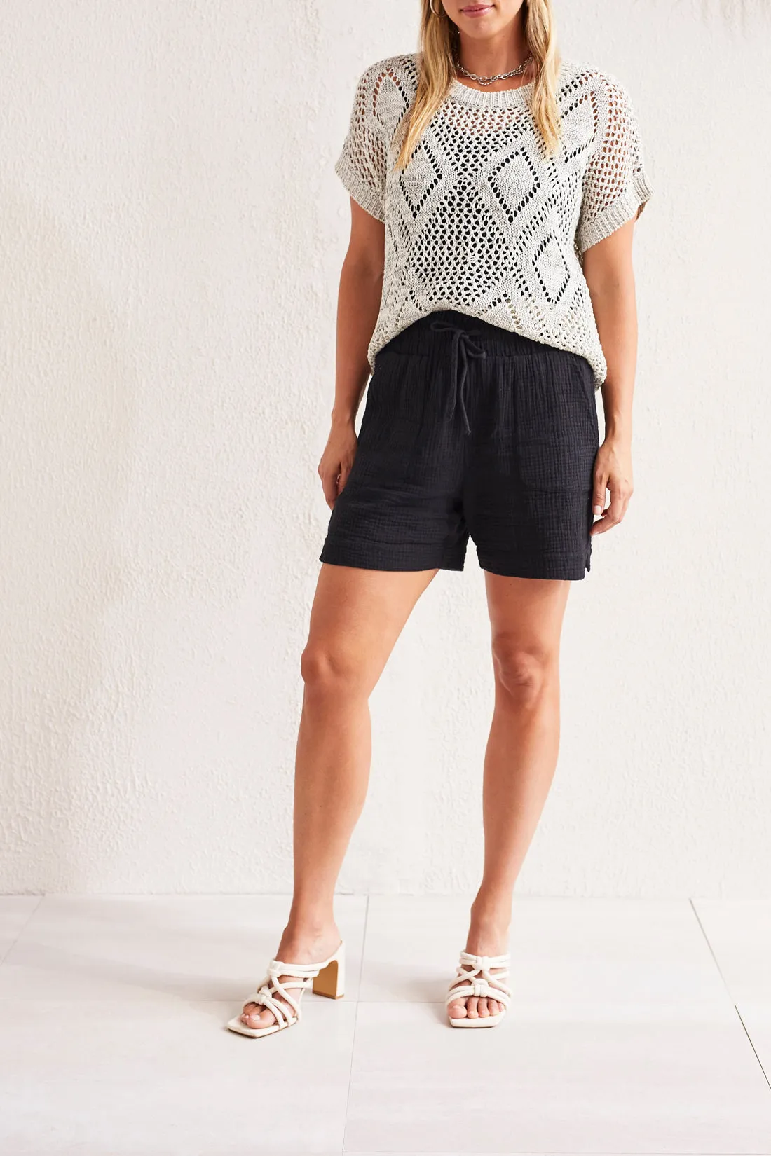 Tribal Sam Short - Black sold by Boutique with Grace