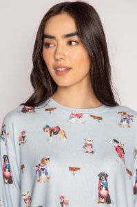 PJ Salvage Ruffin’ It PJ Set - Ice Blue sold by Boutique with Grace