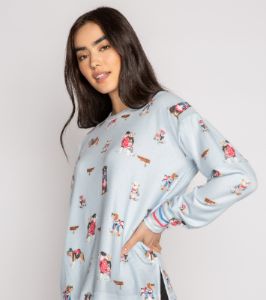 PJ Salvage Ruffin’ It PJ Set - Ice Blue sold by Boutique with Grace