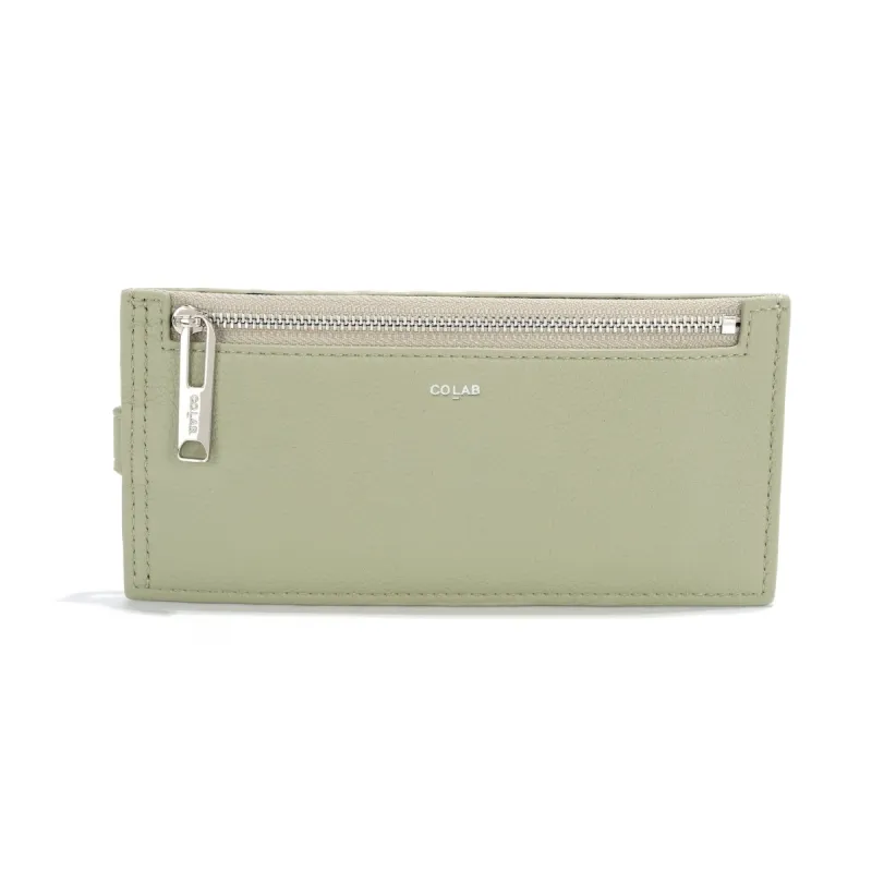 co-lab Lizou Flat Wallet - Aloe sold by Boutique with Grace