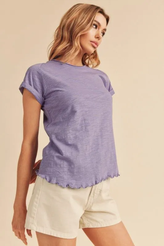 Aemi Gwen Baby Tee - Lilac sold by Boutique with Grace