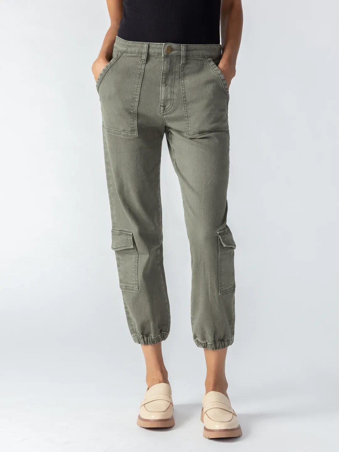 Sanctuary Brooklyn Cargo Pant - Mossy Green sold by Boutique with Grace product image thumbnail 3