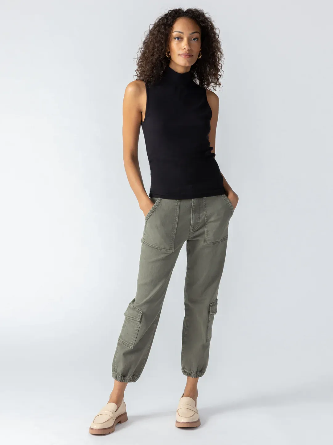 Sanctuary Brooklyn Cargo Pant - Mossy Green sold by Boutique with Grace product image thumbnail 2