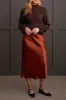 Tribal Rylie Pull-On Midi Skirt - Marsala sold by Boutique with Grace