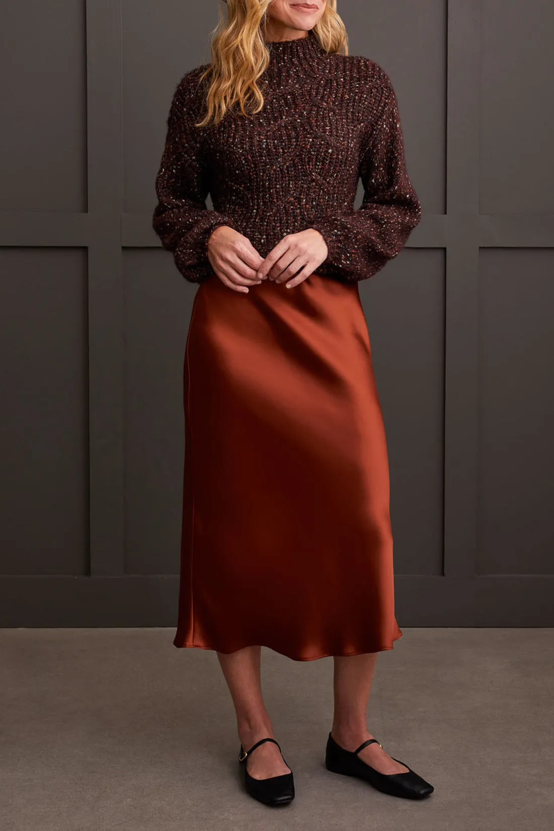 Tribal Rylie Pull-On Midi Skirt - Marsala sold by Boutique with Grace product image thumbnail 2