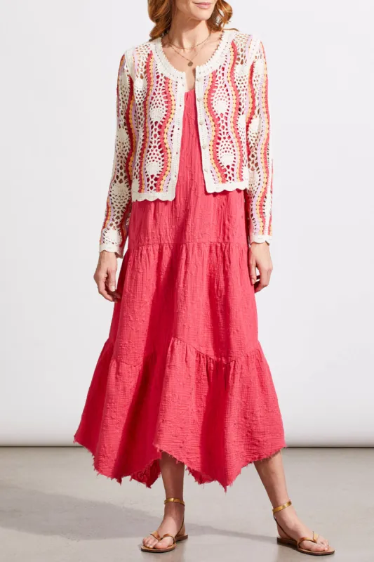 Tribal Ivy Crochet Cardi - Eggshell sold by Boutique with Grace