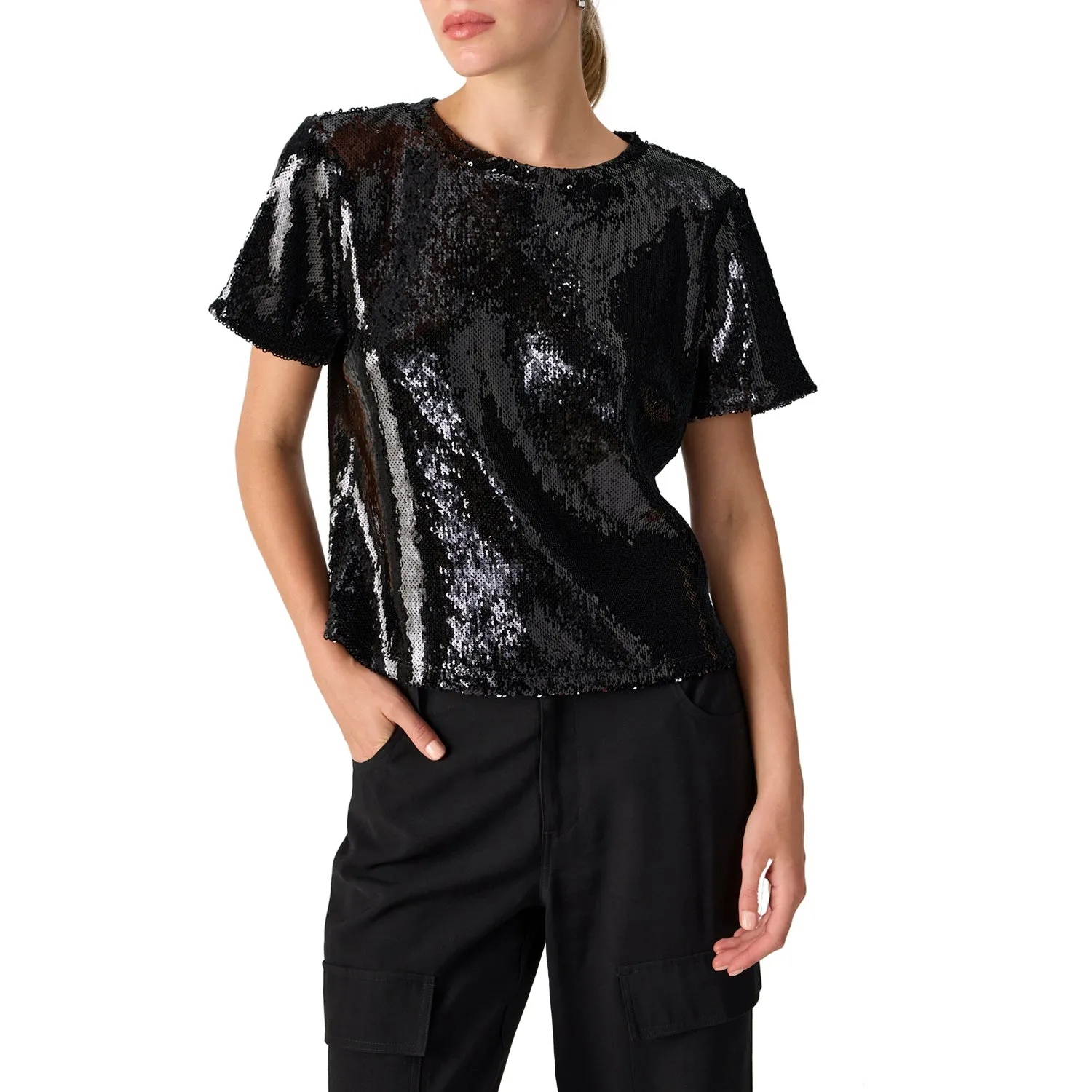 Sanctuary Perfect Sequin Tee - Black sold by Boutique with Grace product image thumbnail 2