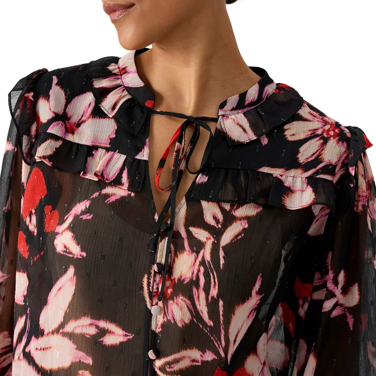 Sanctuary Winter Wish Blouse - Poinsettia sold by Boutique with Grace product image thumbnail 2