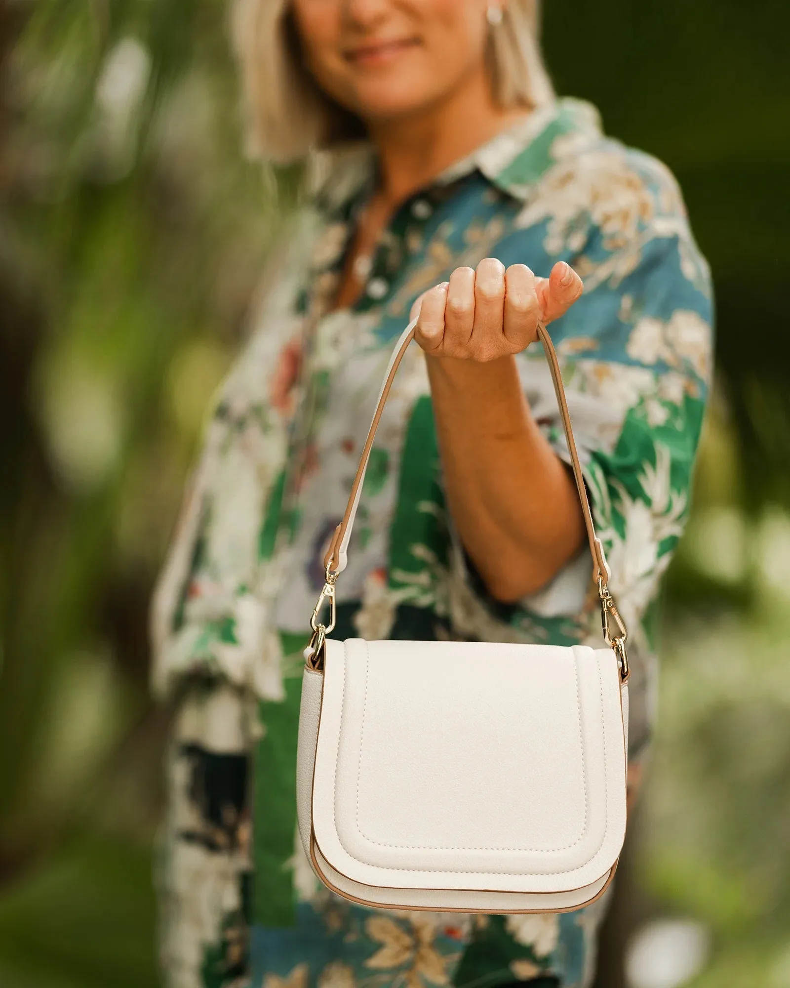 Louenhide Sydney Shoulder Bag - Linen sold by Boutique with Grace