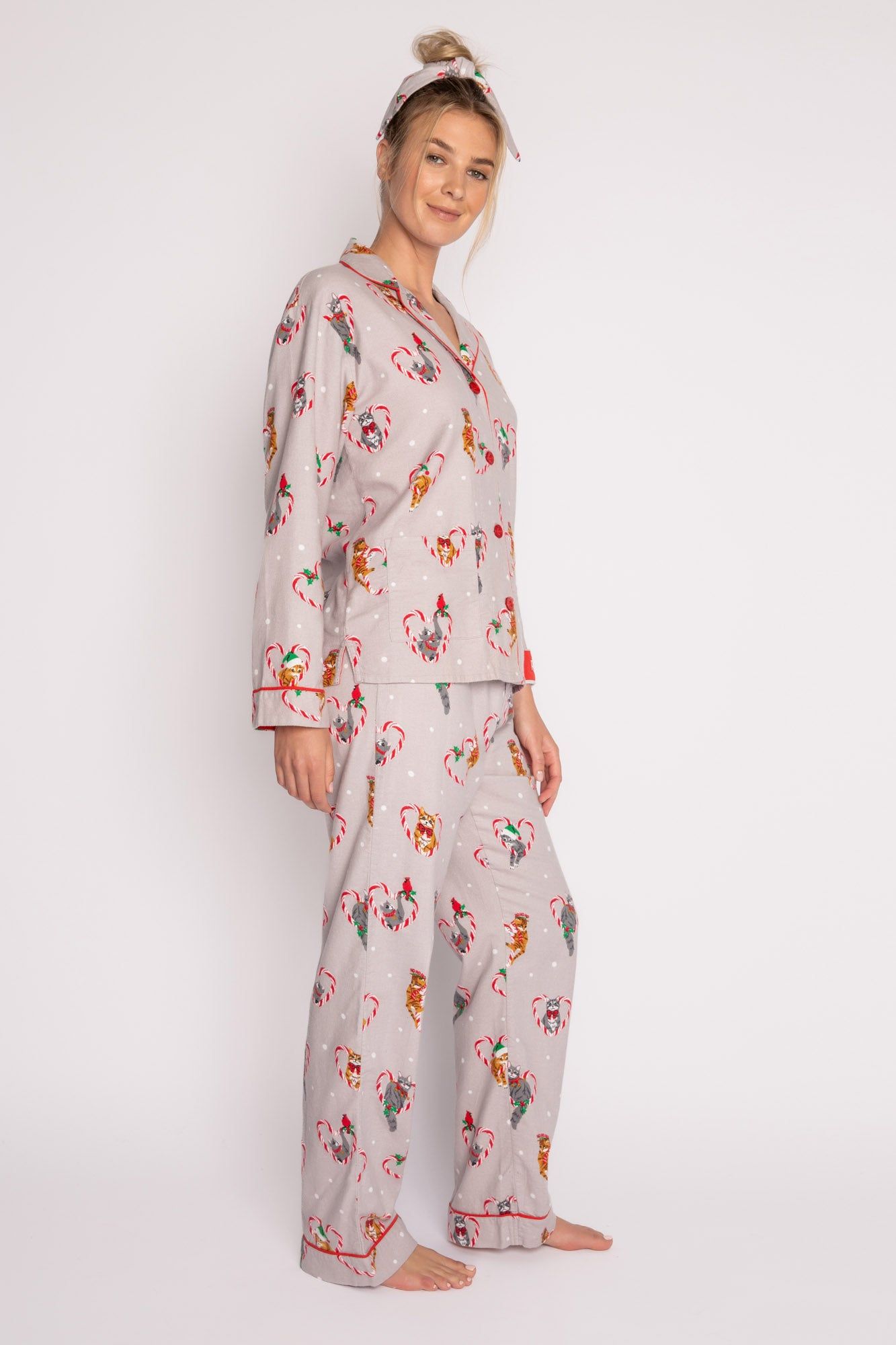 PJ Salvage Flannels - Grey Cats sold by Boutique with Grace product image thumbnail 3