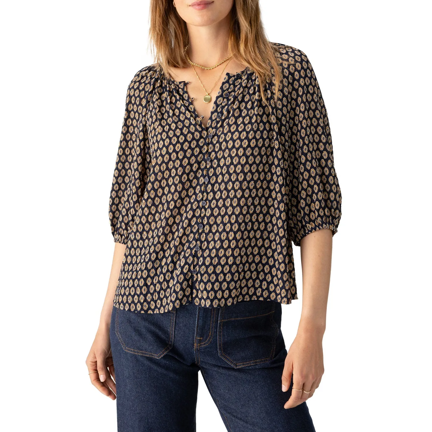 Sanctuary Blouson Top - Windchime sold by Boutique with Grace product image thumbnail 2