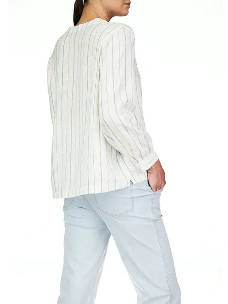 Sanctuary No Worries Tunic - Ocean Blue Stripe sold by Boutique with Grace product image thumbnail 3